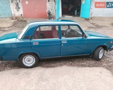 Синий ВАЗ 2107, объемом двигателя 1.45 л и пробегом 65 тыс. км за 2300 $, фото 2 на Automoto.ua