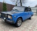 Синий ВАЗ 2107, объемом двигателя 1.7 л и пробегом 100 тыс. км за 1000 $, фото 1 на Automoto.ua