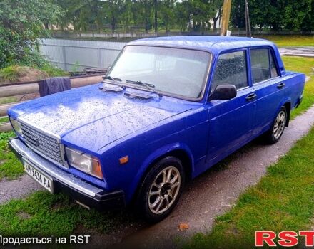 Синий ВАЗ 2107, объемом двигателя 1.5 л и пробегом 114 тыс. км за 1000 $, фото 2 на Automoto.ua
