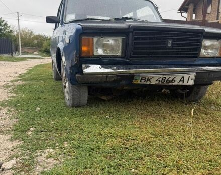 Синий ВАЗ 2107, объемом двигателя 1.5 л и пробегом 100 тыс. км за 300 $, фото 1 на Automoto.ua