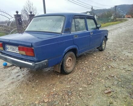 Синій ВАЗ 2107, об'ємом двигуна 1.5 л та пробігом 100 тис. км за 550 $, фото 3 на Automoto.ua