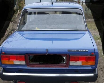 Синий ВАЗ 2107, объемом двигателя 1 л и пробегом 96 тыс. км за 1500 $, фото 2 на Automoto.ua