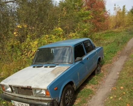 Синий ВАЗ 2107, объемом двигателя 1.5 л и пробегом 700 тыс. км за 364 $, фото 4 на Automoto.ua