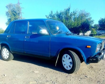 Синий ВАЗ 2107, объемом двигателя 1.5 л и пробегом 110 тыс. км за 1350 $, фото 1 на Automoto.ua
