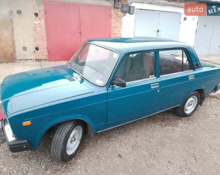 Синий ВАЗ 2107, объемом двигателя 1.45 л и пробегом 65 тыс. км за 2300 $, фото 3 на Automoto.ua
