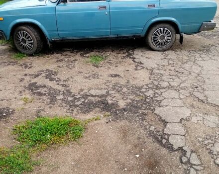 Синий ВАЗ 2107, объемом двигателя 1.5 л и пробегом 22 тыс. км за 1300 $, фото 2 на Automoto.ua