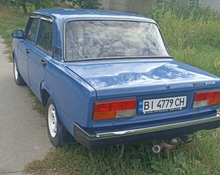 Синій ВАЗ 2107, об'ємом двигуна 1.5 л та пробігом 123 тис. км за 1200 $, фото 2 на Automoto.ua