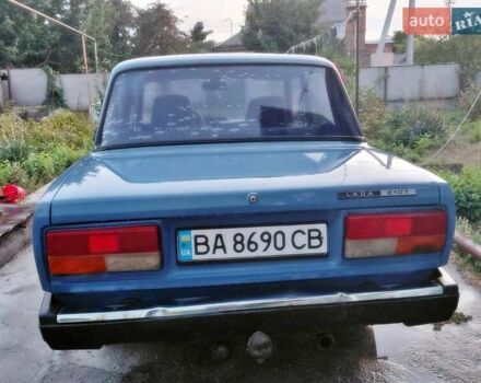 Синий ВАЗ 2107, объемом двигателя 1.5 л и пробегом 122 тыс. км за 1500 $, фото 1 на Automoto.ua