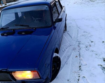 Синий ВАЗ 2107, объемом двигателя 1.5 л и пробегом 89 тыс. км за 1050 $, фото 4 на Automoto.ua