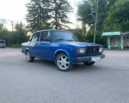 Синий ВАЗ 2107, объемом двигателя 2 л и пробегом 80 тыс. км за 800 $, фото 6 на Automoto.ua