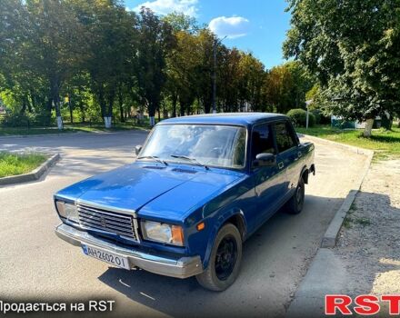 Синий ВАЗ 2107, объемом двигателя 1.5 л и пробегом 120 тыс. км за 610 $, фото 1 на Automoto.ua