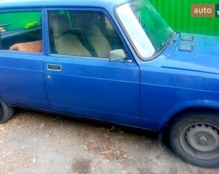 Синий ВАЗ 2107, объемом двигателя 1.5 л и пробегом 200 тыс. км за 1100 $, фото 1 на Automoto.ua