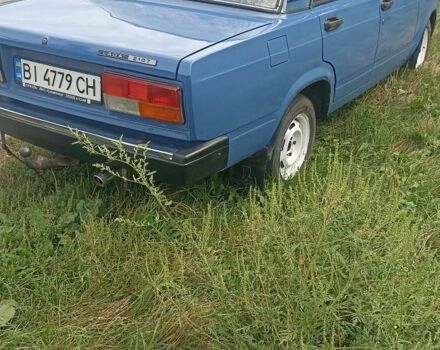 Синій ВАЗ 2107, об'ємом двигуна 1.5 л та пробігом 123 тис. км за 1200 $, фото 3 на Automoto.ua