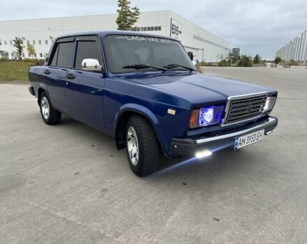 Синий ВАЗ 2107, объемом двигателя 1.5 л и пробегом 204 тыс. км за 1750 $, фото 4 на Automoto.ua