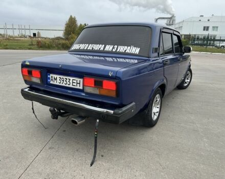 Синий ВАЗ 2107, объемом двигателя 1.5 л и пробегом 204 тыс. км за 1750 $, фото 3 на Automoto.ua