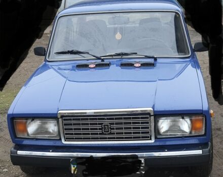 Синий ВАЗ 2107, объемом двигателя 1 л и пробегом 96 тыс. км за 1500 $, фото 3 на Automoto.ua