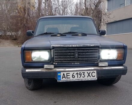 Синий ВАЗ 2107, объемом двигателя 1.5 л и пробегом 123 тыс. км за 650 $, фото 1 на Automoto.ua