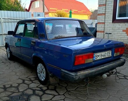 Синий ВАЗ 2107, объемом двигателя 1.5 л и пробегом 134 тыс. км за 1150 $, фото 5 на Automoto.ua