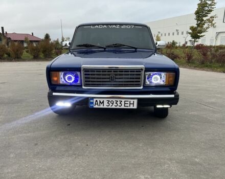 Синий ВАЗ 2107, объемом двигателя 1.5 л и пробегом 204 тыс. км за 1750 $, фото 5 на Automoto.ua