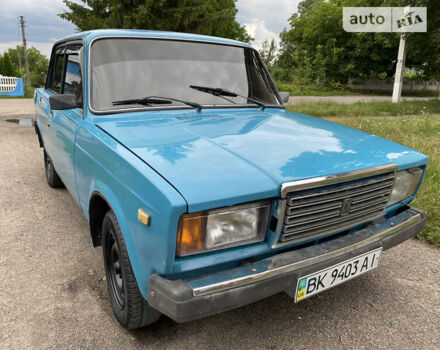 Синий ВАЗ 2107, объемом двигателя 1.5 л и пробегом 350 тыс. км за 699 $, фото 4 на Automoto.ua
