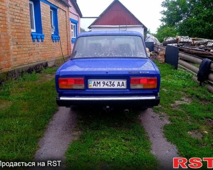 Синий ВАЗ 2107, объемом двигателя 1.5 л и пробегом 114 тыс. км за 1000 $, фото 3 на Automoto.ua