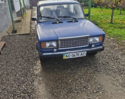 Синий ВАЗ 2107, объемом двигателя 0 л и пробегом 37 тыс. км за 900 $, фото 5 на Automoto.ua