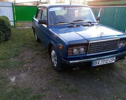 Синий ВАЗ 2107, объемом двигателя 1.45 л и пробегом 146 тыс. км за 1400 $, фото 1 на Automoto.ua