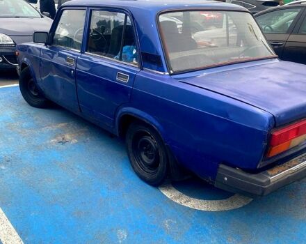Синий ВАЗ 2107, объемом двигателя 1.5 л и пробегом 235 тыс. км за 600 $, фото 1 на Automoto.ua