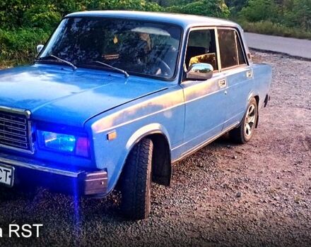 Синий ВАЗ 2107, объемом двигателя 1.5 л и пробегом 110 тыс. км за 1200 $, фото 1 на Automoto.ua