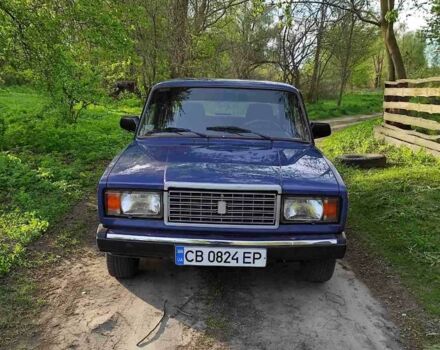 Синий ВАЗ 2107, объемом двигателя 1.5 л и пробегом 77 тыс. км за 1200 $, фото 4 на Automoto.ua