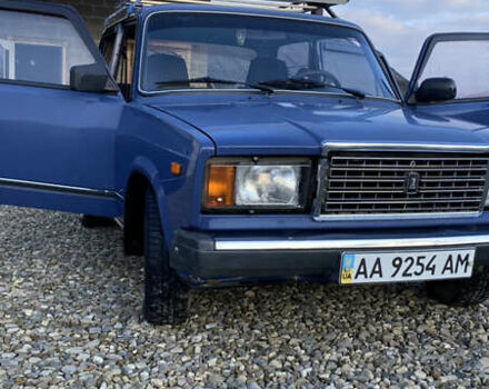 Синий ВАЗ 2107, объемом двигателя 1.45 л и пробегом 150 тыс. км за 1300 $, фото 2 на Automoto.ua