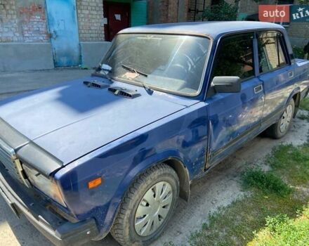 Синий ВАЗ 2107, объемом двигателя 1.45 л и пробегом 240 тыс. км за 709 $, фото 5 на Automoto.ua