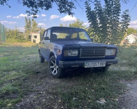 Синий ВАЗ 2107, объемом двигателя 1.6 л и пробегом 300 тыс. км за 1000 $, фото 1 на Automoto.ua