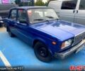 Синий ВАЗ 2107, объемом двигателя 1.5 л и пробегом 235 тыс. км за 600 $, фото 1 на Automoto.ua