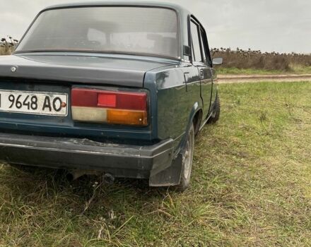 Синий ВАЗ 2107, объемом двигателя 1.5 л и пробегом 77 тыс. км за 1000 $, фото 3 на Automoto.ua