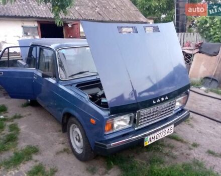 Синий ВАЗ 2107, объемом двигателя 1.5 л и пробегом 130 тыс. км за 1500 $, фото 3 на Automoto.ua