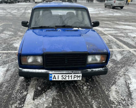 Синий ВАЗ 2107, объемом двигателя 1.57 л и пробегом 120 тыс. км за 1000 $, фото 1 на Automoto.ua