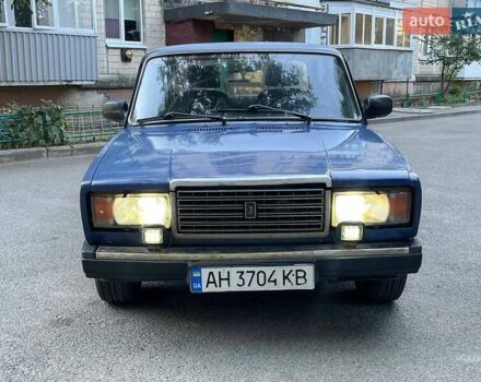 Синий ВАЗ 2107, объемом двигателя 1.6 л и пробегом 324 тыс. км за 1100 $, фото 3 на Automoto.ua