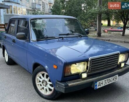 Синий ВАЗ 2107, объемом двигателя 1.6 л и пробегом 324 тыс. км за 1100 $, фото 1 на Automoto.ua