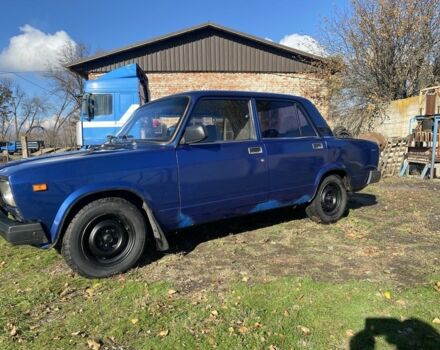 Синий ВАЗ 2107, объемом двигателя 1.5 л и пробегом 92 тыс. км за 1550 $, фото 1 на Automoto.ua