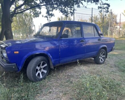 Синий ВАЗ 2107, объемом двигателя 1.6 л и пробегом 300 тыс. км за 1000 $, фото 3 на Automoto.ua