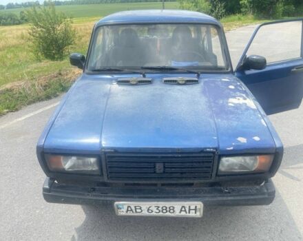 Синий ВАЗ 2107, объемом двигателя 1.5 л и пробегом 100 тыс. км за 596 $, фото 1 на Automoto.ua