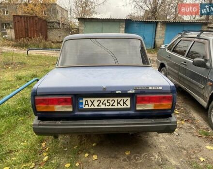 Синий ВАЗ 2107, объемом двигателя 1.45 л и пробегом 240 тыс. км за 709 $, фото 1 на Automoto.ua