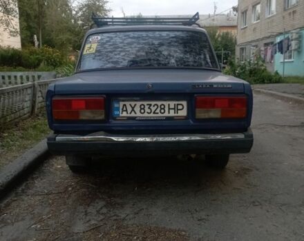 Синий ВАЗ 2107, объемом двигателя 1.6 л и пробегом 207 тыс. км за 1200 $, фото 2 на Automoto.ua