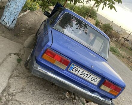 Синий ВАЗ 2107, объемом двигателя 1.5 л и пробегом 170 тыс. км за 800 $, фото 1 на Automoto.ua