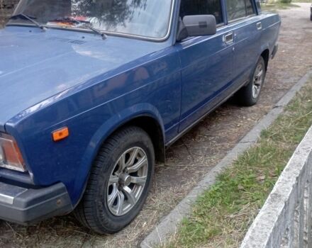 Синий ВАЗ 2107, объемом двигателя 1.6 л и пробегом 207 тыс. км за 1200 $, фото 3 на Automoto.ua