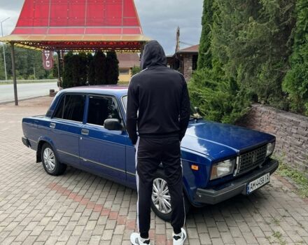 Синий ВАЗ 2107, объемом двигателя 1.5 л и пробегом 3 тыс. км за 1350 $, фото 1 на Automoto.ua