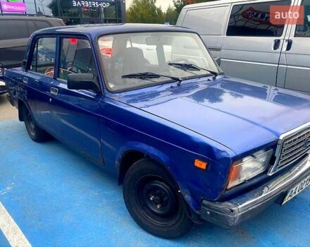 Синий ВАЗ 2107, объемом двигателя 1.5 л и пробегом 235 тыс. км за 600 $, фото 2 на Automoto.ua