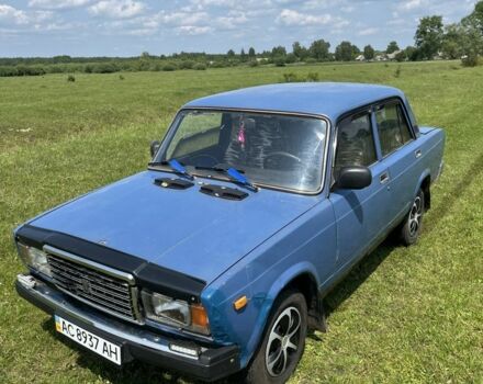 Синий ВАЗ 2107, объемом двигателя 1.5 л и пробегом 64 тыс. км за 850 $, фото 2 на Automoto.ua