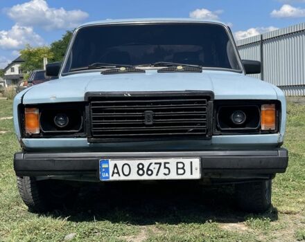 Синий ВАЗ 2107, объемом двигателя 1.5 л и пробегом 70 тыс. км за 500 $, фото 1 на Automoto.ua